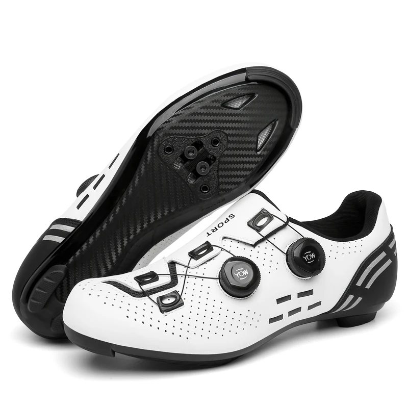 2024 Women MTB Cycling Shoes Men Cleats Road Bike Boots Speed  Flat Trail Racing - £159.05 GBP