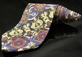 The Metropolitan Museum Of Art 100% Silk Neck Tie Floral Pattern 58&quot; x 4” - £11.63 GBP