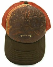 Star Wars Chewie Snapback Adjustable Hat Chewbacca Cap Red Brown - $14.75
