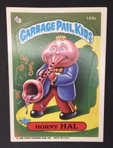 1986 Topps Garbage Pail Kids Series 4 Horny Hal 144a - £3.91 GBP