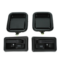 Set of 4 Outside &amp; Inside Front Left &amp; Right Door Handle for Jeep Wrangl... - $43.99