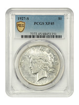 1927-S $1 PCGS XF45 - $101.85