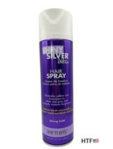 One &#39;N Only Shiny Silver Ultra Hair Spray Strong Hold 10.2 oz READ - £30.95 GBP