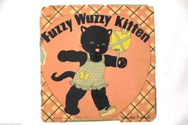 Vintage Fuzzy Wuzzy Kitten Vintage 1943 Children&#39;s Book Purnell - $21.38