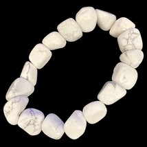 10mm Howlite Bead Bracelet - Release Negative Energy - $13.96