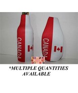 CANADA MAPLE LEAF Flag BOTTLE KOOZIE COOLER Wrap Insulator Sleeve Jacket... - $7.99+