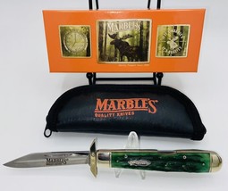 Marble’s Quality Knives Pocket Knife MR190 Cheetah Green NEW in Box - £36.26 GBP