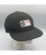 New Era MLB 4th Of July Fitted Black Umpire Hat Cap Size 7 1/8 USA Made - $727.47 MXN