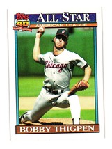 1991 Topps #396 Bobby Thigpen Chicago White Sox - £3.14 GBP