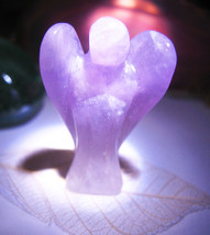 Haunted Pocket Charm Seraphim Angel Guide Vessel Amethyst Witch Cassia4 - $19.43