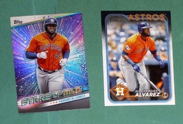 2024 Topps Yordan Alvarez 2 Card Lot Houston Astros - $1.50