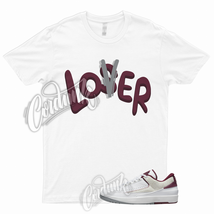 LO T Shirt to 2 Low Cherrywood Red Light Steel Grey Bordeaux Maroon Dunk 1 - £18.44 GBP+