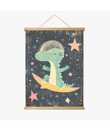 Crater the Crocodile Magnetic Wood Frame Hanger by Dancing Littles Jungle - $39.99