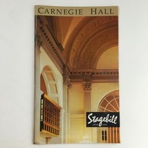 1991 Stagebill Carnegie Hall Present The Big Picture Fine and Mellow - £11.21 GBP