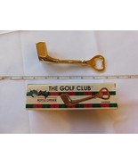 The Golf Club Bottle Opener Hyman Creative Brass Bottle Opener for the 1... - $25.73