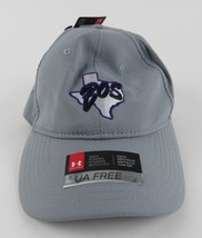 Texas BOS Gray Under Armour Brand Adult Ball Cap Hat One Size Fit Strap Back NWT - £19.77 GBP