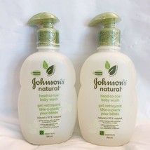 2x Johnson’s Baby Natural Head To Toe Body Wash Sealed 9 fl oz Discontinued NEW - £38.69 GBP