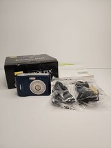 Nikon Coolpix L18 8MP 3x Zoom Blue Digital Camera Tested With Box Manual Cords - £52.14 GBP