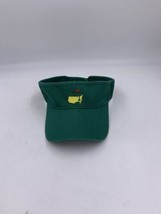Masters Green Adjustable Golf Visor Front Logo One Size Fits Most - £19.14 GBP