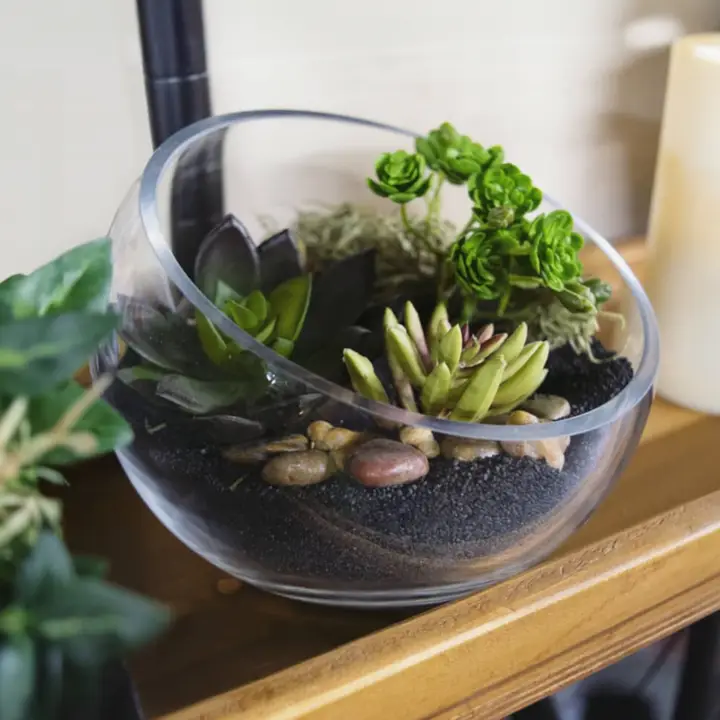 5&quot;H Open Slope Cut Bowl Vase - €17,26 EUR