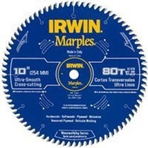 New Irwin 1807370 Marples 10" X 80 Tpi Ultra Smooth Carbide Circular Saw Blade - $103.99