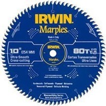 NEW IRWIN 1807370 MARPLES 10&quot; X 80 TPI ULTRA SMOOTH CARBIDE CIRCULAR SAW... - £81.77 GBP