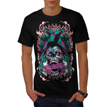 Wellcoda Revenge Crow Death Skull Mens T-shirt, Rave Graphic Design Printed Tee - £14.74 GBP+