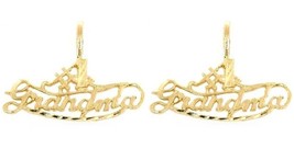  #1 Grandma Pendant Charm 14K Bracelet Necklace Jewelry 2 Pcs - £43.54 GBP