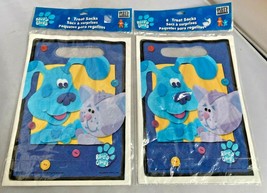 Blue&#39;s Clues Room Favor Bags (2) Birthday Party Supplies Treat Loot 16 Bags New - £11.83 GBP