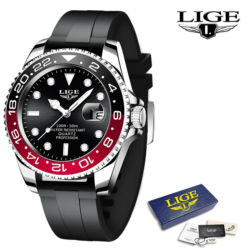 Fashion Quartz Watch for Men Date Clock Sports Waterproof Watches Men Lu... - £37.22 GBP