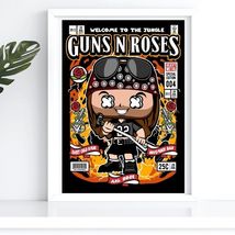 Guns N Roses - Rare Tour  Lithograph / Poster -Detroit  November 2nd 2017 - $668.25