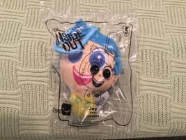 NEW McDonald&#39;s Happy Meal toy 2020 Disney Pixar plush keychain #5 Inside Out Joy - £3.71 GBP