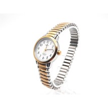 Timex Indiglo Watch Women New Battery Two Tone White Dial 24mm - $18.00