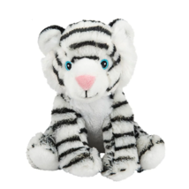 New 8&quot; Earth Safe White Tiger Stuffed Animal Plush Toy Toddler Baby Ages 0+ - $9.46