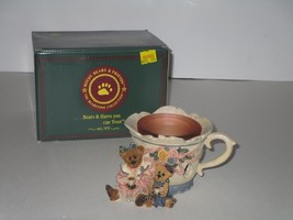 Boyds Bear ~ Ms. Bruin &amp; Bailey…Tea Time w/Box - £10.97 GBP