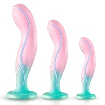 3Pcs Anal Plug Trainer Kit, Silicone Butt Plugs Soft Anal Sex Toys Prostate Mass - £25.27 GBP