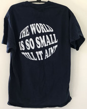 Mac Miller The World Is So Small Till It Aint Back Print Navy T Shirt S-... - £62.84 GBP