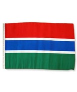 Gambia 12&quot;x18&quot; Sleeved Polyester Garden Flags - $5.27 CAD