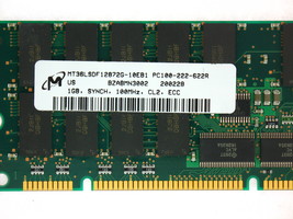Micron MT36LSDF12872G-10EB1 PC100-222-622R 1GB Sync 100MHz CL2 ECC,-
show ori... - £55.60 GBP