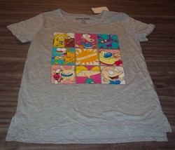 Women&#39;s Teen Nickelodeo​N Ren &amp; Stimpy Angry Beavers Hey Arnold T-shirt Xs New - £15.58 GBP
