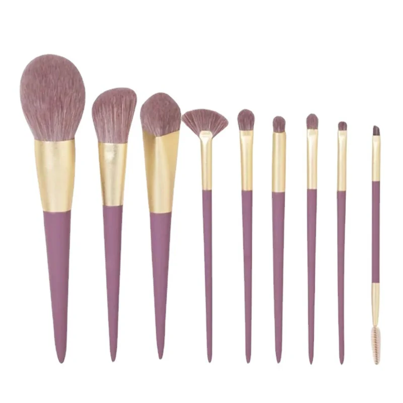 Set soft fluffy foundation powder brush for blush eyeshadow highlighter blending beauty thumb200