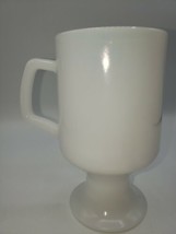 Mickey Mouse Disney Milk Glass Tall Coffee Mug vintage - £11.40 GBP