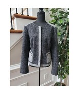LizClaiborne Women&#39;s Gray Polyester Long Sleeve Full Zip Casual Jacket S... - $45.71 CAD