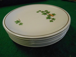 Beautiful Vintage Paden City Pottery Set Of 6 Bread/Dessert/Salad Plates - £14.69 GBP