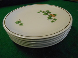 Beautiful Vintage PADEN CITY Pottery Set of 6 Bread/Dessert/Salad PLATES - $18.42