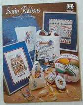 Satin Ribbons Cross Stitch &amp; Quilting Booklet 1981 VAC 05 Vanessa-Ann Co... - £4.03 GBP