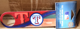 Texas Rangers Bottle Opener Pro Style Vinyl Coated MLB Official Merch - $11.64