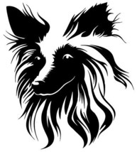 Chinese Crested #2 sticker VINYL DECAL Pet Furbaby Fur Baby Canine Puppy... - £5.68 GBP