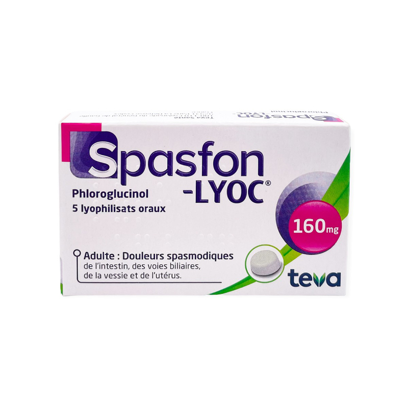 Spasfon LYOC 160mg – Pack of 5 -- EXP:2027