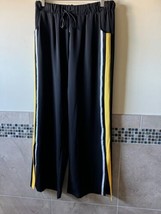Sans Souci Black Crepe Pull On Pants SZ L NWOT - $1,642.36 MXN